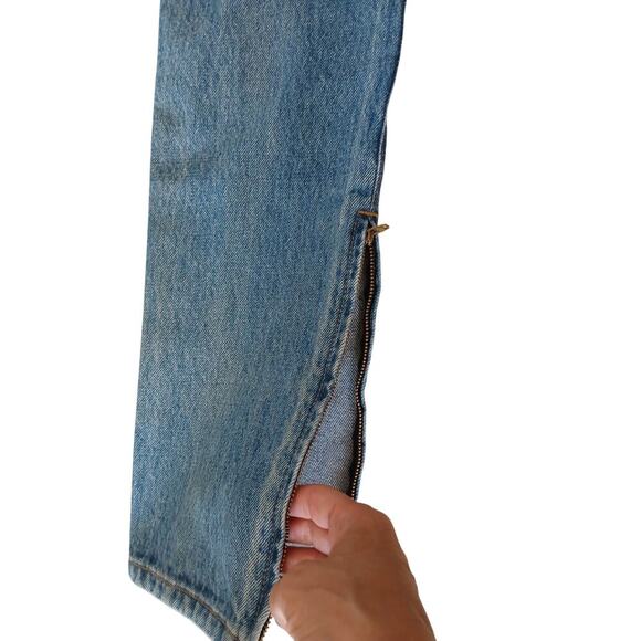 NEW! Re/Done Ultra High Rise Zip Stack Ankle‎ SZ 26 USA - Picture 6 of 9